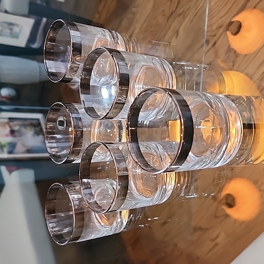 Double shot whiskey glasses Vintage